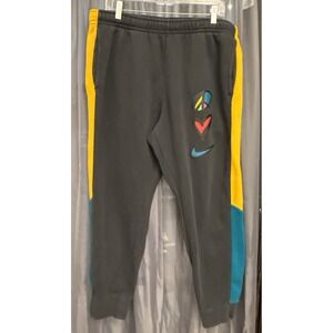 Nike Sportswear Fleece Peace Love Joggers Dark Gray Sweatpants Mens XXL